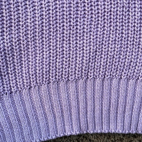 Ambiance Apparel Dropped Shoulder Chunky Knit Cropped Hoodie Sweater‎ - Picture 4 of 5